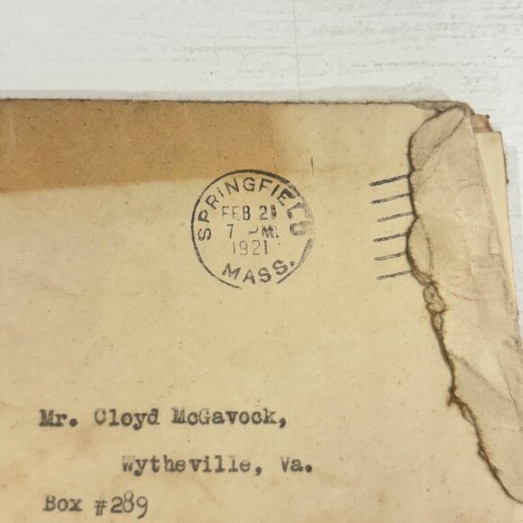 Antique Smith & Wesson Letter Signed Correspondence Ephemera 1921 David H Reddie - Picture 5 of 11